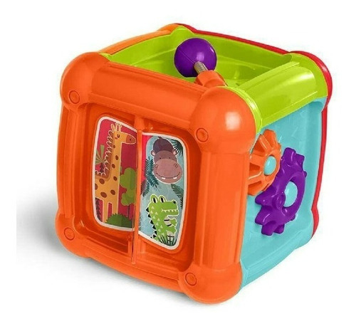 Imagen 1 de 2 de Cubo Didactico Fun Educativo Ta Te Ti Color Multicolor