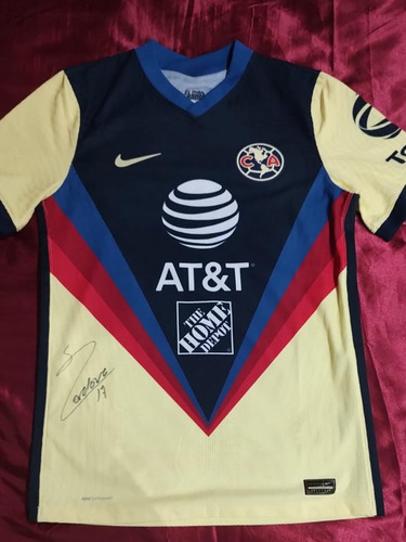 Jersey America Autógrafo Firmado Por Cordova Liga Mx 2021 