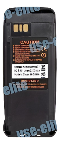 Pmnn4077 Batería De Ion-litio Para Motorola Dp3400 Dp3401 Dp