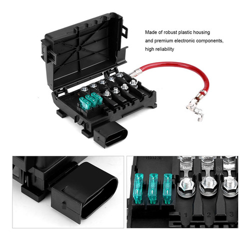 Caja De Fusibles De Batería, Portafusibles De Batería, Plást