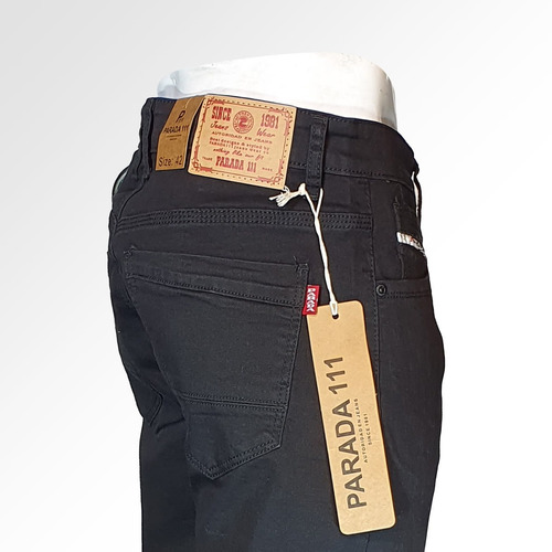 Jeans Hombre Slimfit Negro Pa33