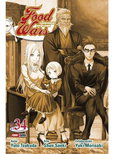 Manga Panini Food Wars #34 En Español