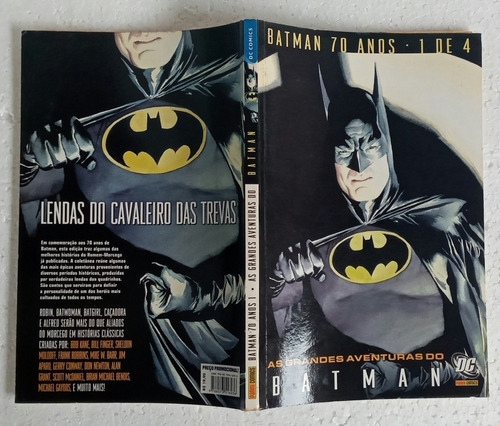 Batman 70 Anos /panini N° 1 - As Grandes Aventuras Do Batman | Parcelamento  sem juros