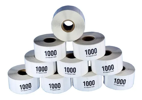 comprar 10 Rollos Etiquetas Térmicas Directas 1000 50x25mm Xprinter