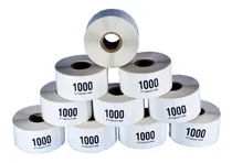 Comprar 10 Rollos Etiquetas Térmicas Directas 1000 50x25mm Xprinter