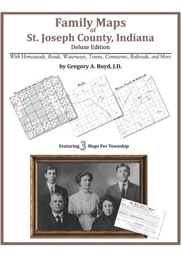 Libro: En Ingles Family Maps Of St. Joseph County, Indiana