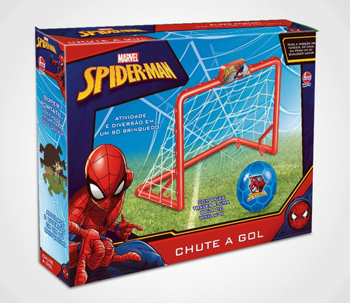 Trave Chute A Gol Spider-man Lìder Brinquedos