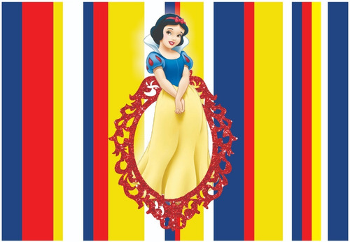 Imagem 2 de 3 de Painel Poli Banner Branca De Neve