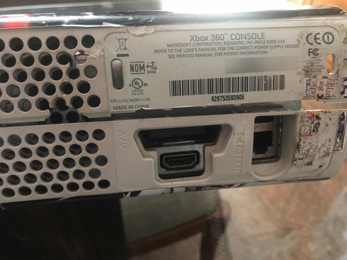 Video Game Console Xbox 360 Com Defeito Sem Acessórios (Usado)