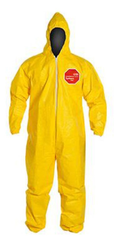 Impermeable Industrial Dupont Tychem 2000 Amarillo Completo