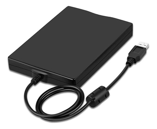 Exquisita disquetera externa móvil de alta velocidad, color negro