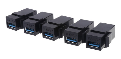 5pcs Usb 3.0 Keystone Jack Insert Acoplador Usb Con Puertos