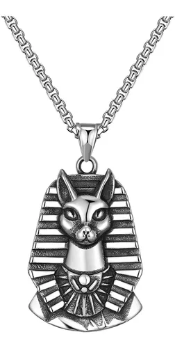 Collar Con Colgante De Gato, Collar De Faraón Egipcio Para H