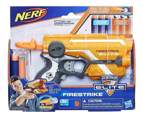 Nerf Pistola Lanza Dardos Elite N-strike Firestrike Hasbro