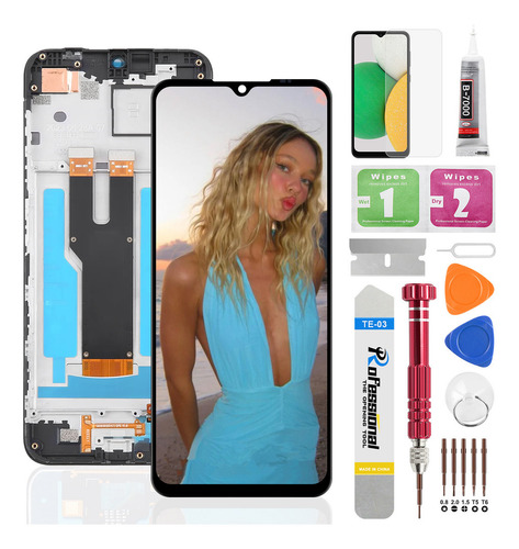 Okbichi Pantalla Para Zte Axon 50 Lite 8050/ Blade V50 4g Con Marco