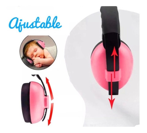 Imagen 6 de 6 de Orejeras Antiruido/auriculares Protectores Bebes Y Niños