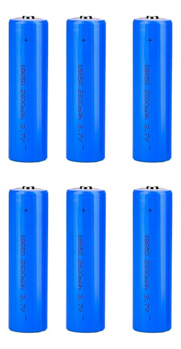 Kit 6 Baterías Recargables 18650 1800mah 3.7v Pila Energia 