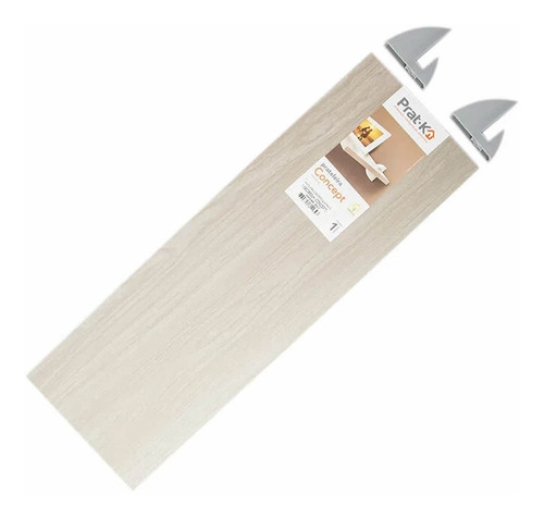 Estante Rectangular Madera Prat-k 80x 25 Cms Todo Barato