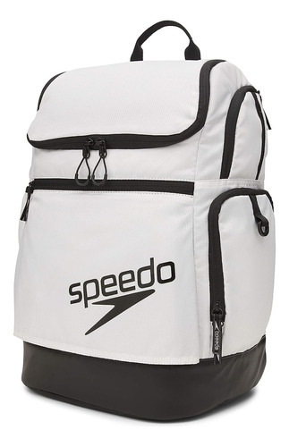 Mochila Para Natacion Speedo Large Teamster 35l, Blanco