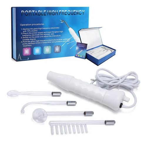 Alta Frecuencia Portátil Bactericida Facial Acné Mancha