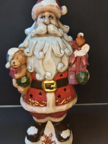 Santa Clause De Ceramica- Decoración Navideña 