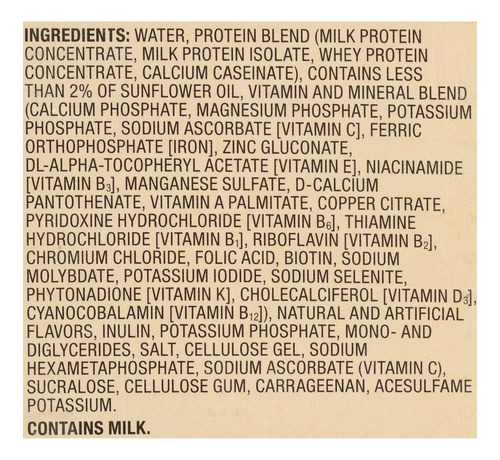 Equate Batido De Proteína. 30 Gramos Vainilla 12 Pz 325ml