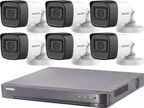 Comprar Kit Seguridad Hikvision Dvr 8 + 6 Camaras Ext 2mp Full Hd