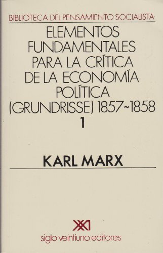 Libro Elementos Fundamentales Para La Crítica De La Economía