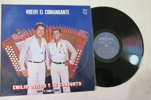 Vinyl Vinilo Lp Acetato Emilio Oviedo Vuelve El Comandante 