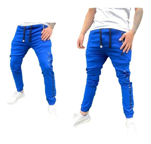 Pantalon De Sudadera Tipo Jogger Para  Hombre 