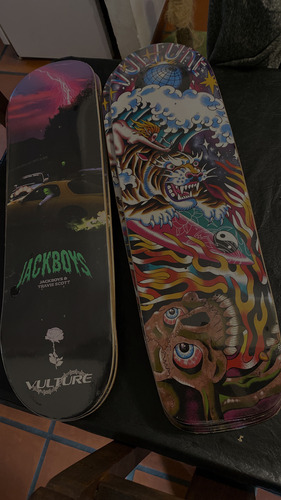 Tabla De Skate Vulture Maple 8.5 + Lija De Regalo Verde
