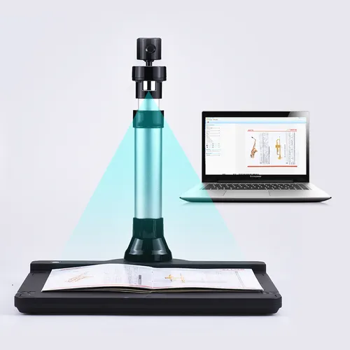 Escáner De Documentos Usb De Alta Velocidad Con Doble Lente