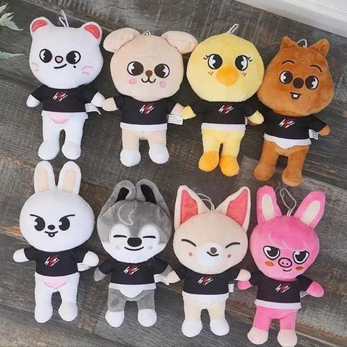 1 8pcs Juguetes De Peluche De Animales De Dibujos Animados