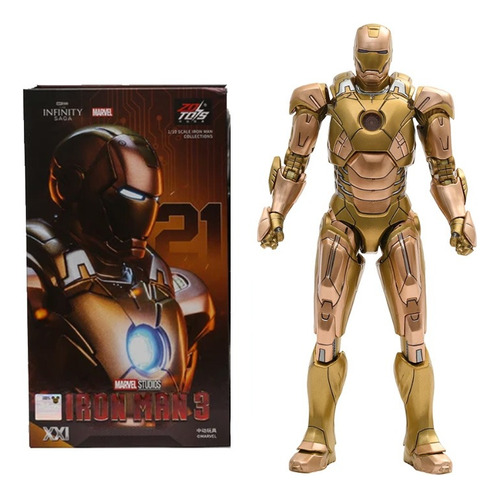 Iron-man Mark 21 Midas Marvel Figura Acción Coleccionable