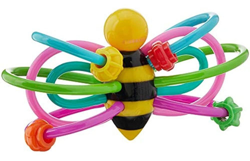 Manhattan Toy Winkel Bee Rattle - Juguete De Bebé Sensorial 