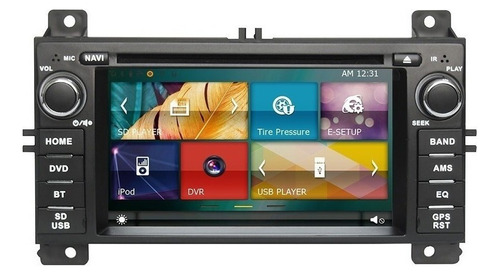 Estéreo Jeep Grand Cherokee 2011-2013 Dvd Gps Touch Hd Usb