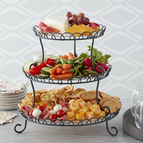 Soporte De 3 Niveles 13'' Para Postres Wilton Con Base En