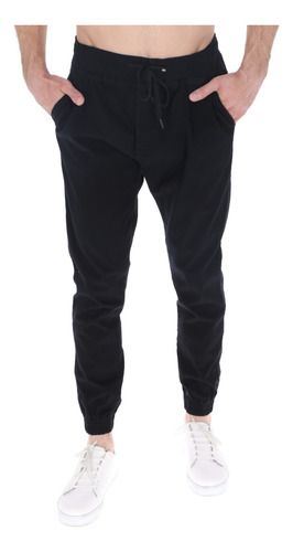 Paquete 2 Pantalones Jogger Hombre Gabardina Casual Comodo