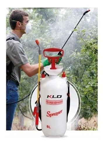 Imagen 4 de 11 de Pulverizador Fumigador A Presión 8 Litros Kld368 Para Jardin