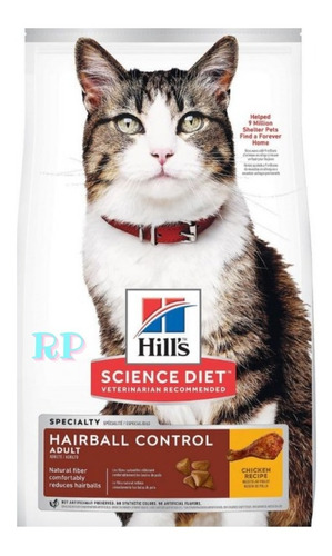 Hills Gato Adult Hairball Control 1,58kg Razas Mascotas