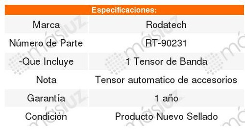 Tensor Banda Rdtch Gmc Yukon 5.7l 96 Al 00