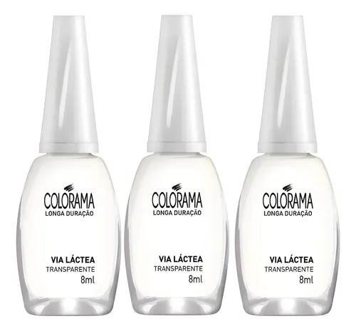 Kit 3 Esmaltes Colorama Via Lactea 8ml Kt 3 Via Lactea