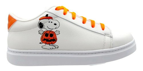 Tenis Bordado De Snoopy Calabaza, Para Toda La Familia