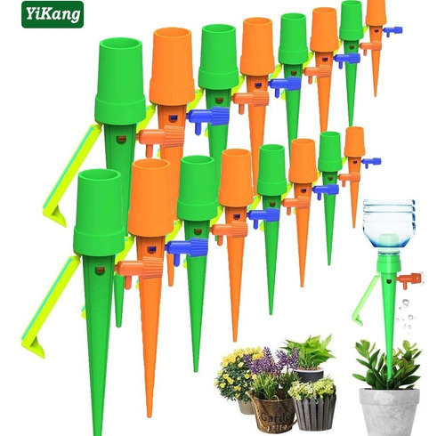 Imagen 6 de 7 de 30 Estacas Para Riego Por Goteo Regulables Colores
