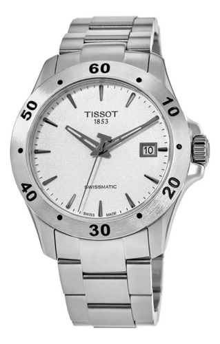 Reloj Tissot V8 Automatico Esfera Blanca