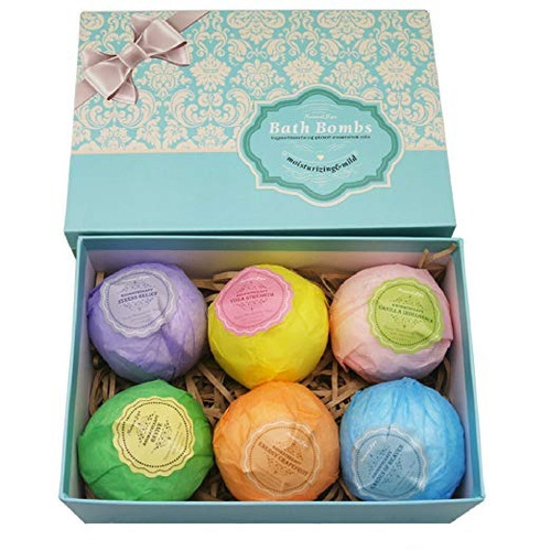 Bombas De Baño Ultra Regalo Lush Set Por Natural Spa - 6 Xxl