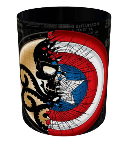 Mugs Capitan America Hydra Pocillo Series Gamers Geek