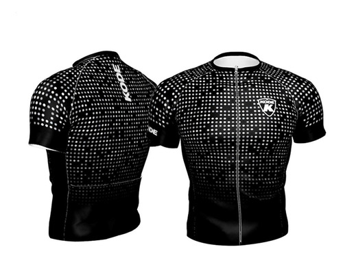 Camisa Ciclismo Kode Eagle Preta/branco 3 Bolsos