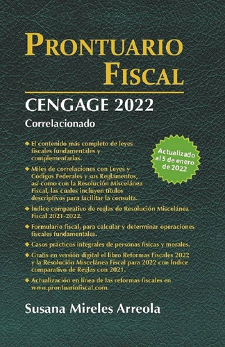Prontuario Fiscal Cengage 2022