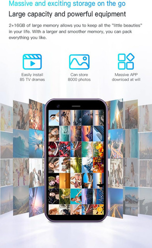 --mini Smartphone Xs15,3g 3.0 Pulgadas Hd 2 Gb+16 Gb Android 8.1 1000 Mah Dual Sim Quad Core Mini Teléfono Móvil De Bolsillo Para Estudiantes, Regalo